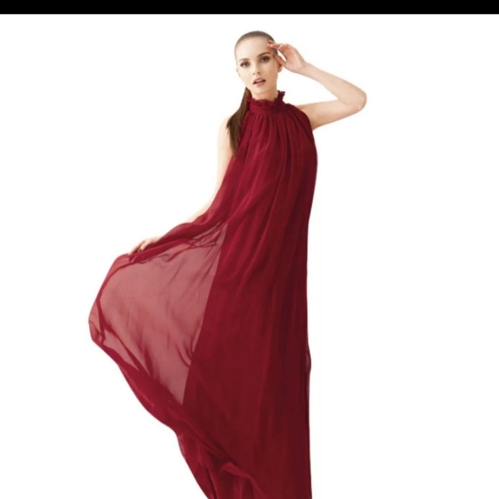 Burgundy Maxi Dress